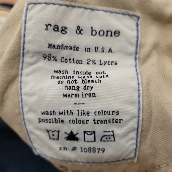 Rag & Bone Jeans Womens 26 Low Rise Skinny Blue Denim Stretch Made New York - Picture 8 of 13